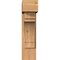 Ekena Millwork Merced Block Smooth Bracket w/ Offset Brace, Western Red Cedar, 7 1/2"W x 22"D x 30"H BKT0806X22X30MRC05SWR - alternate 4